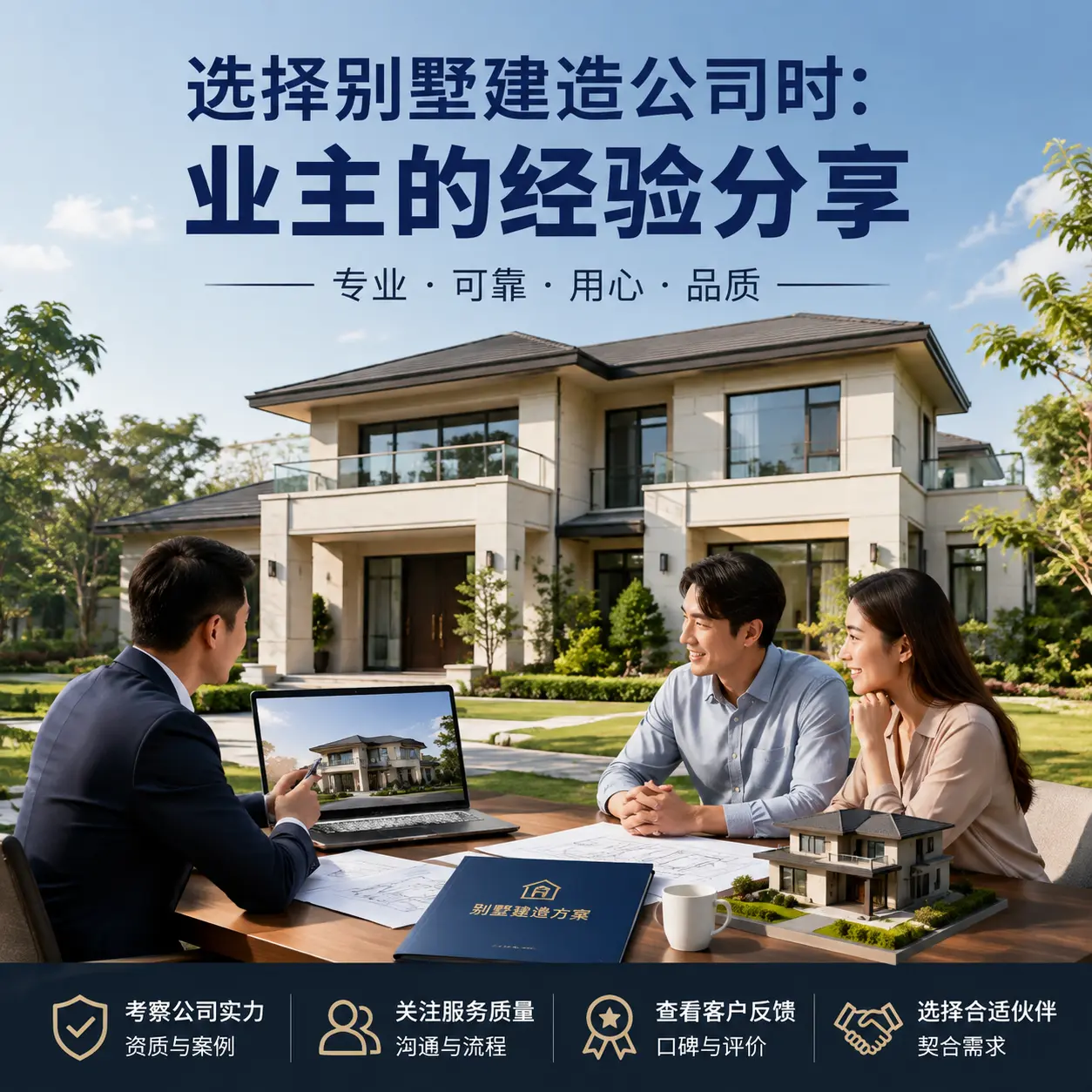 选择别墅建造公司时： 锦屏 业主的经验分享