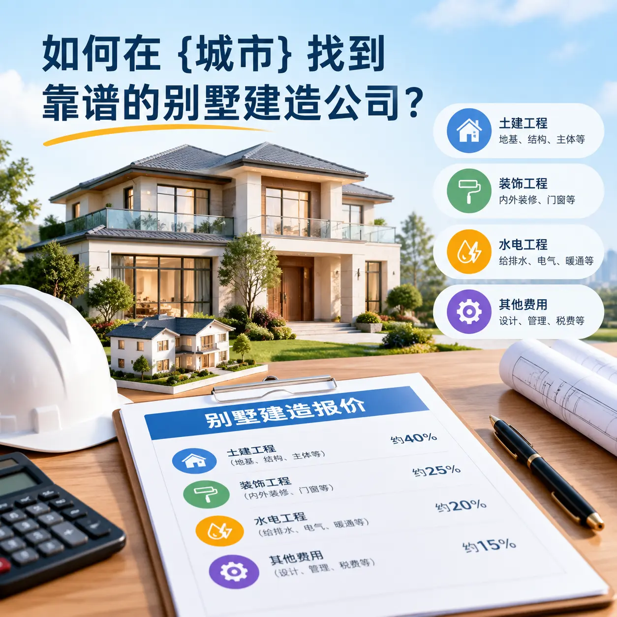 如何在 锦屏 找到靠谱的别墅建造公司？