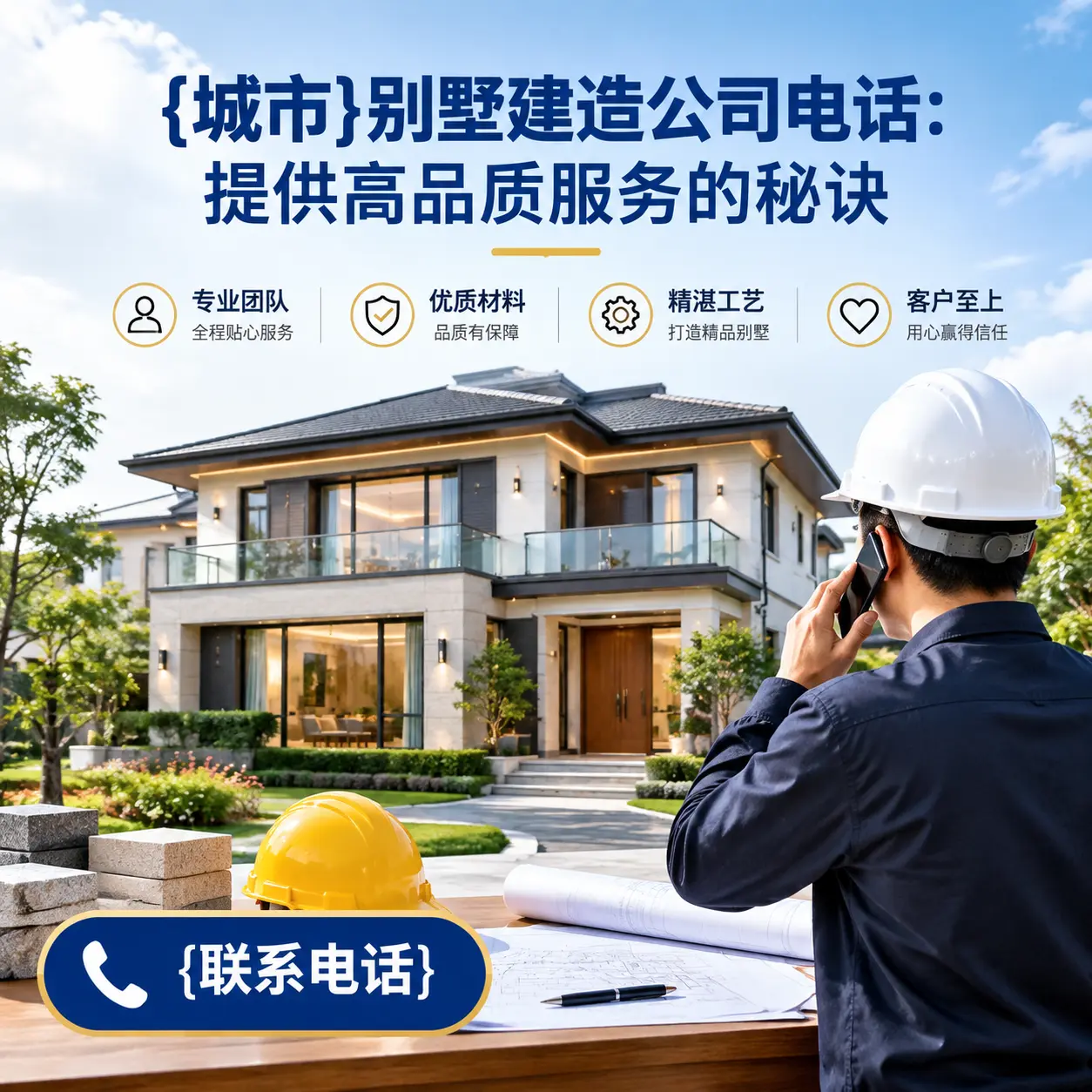 锦屏别墅建造公司电话：提供高品质服务的秘诀