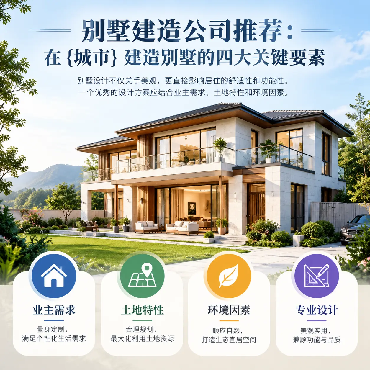 别墅建造公司推荐：在 锦屏 建造别墅的四大关键要素