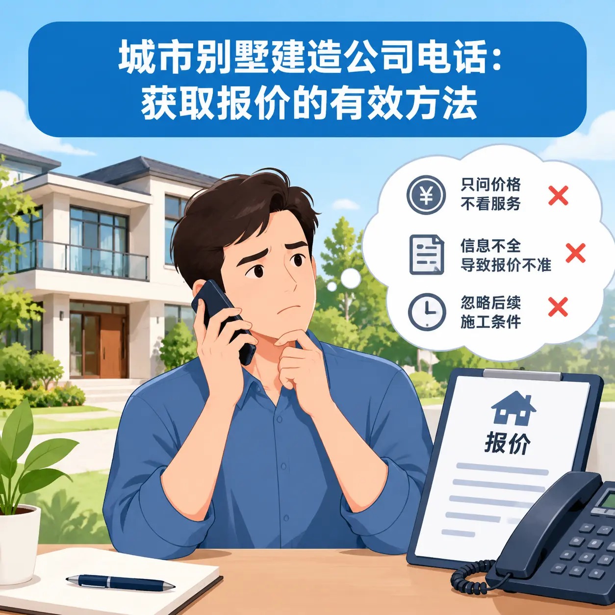 锦屏别墅建造公司电话：获取报价的有效方法