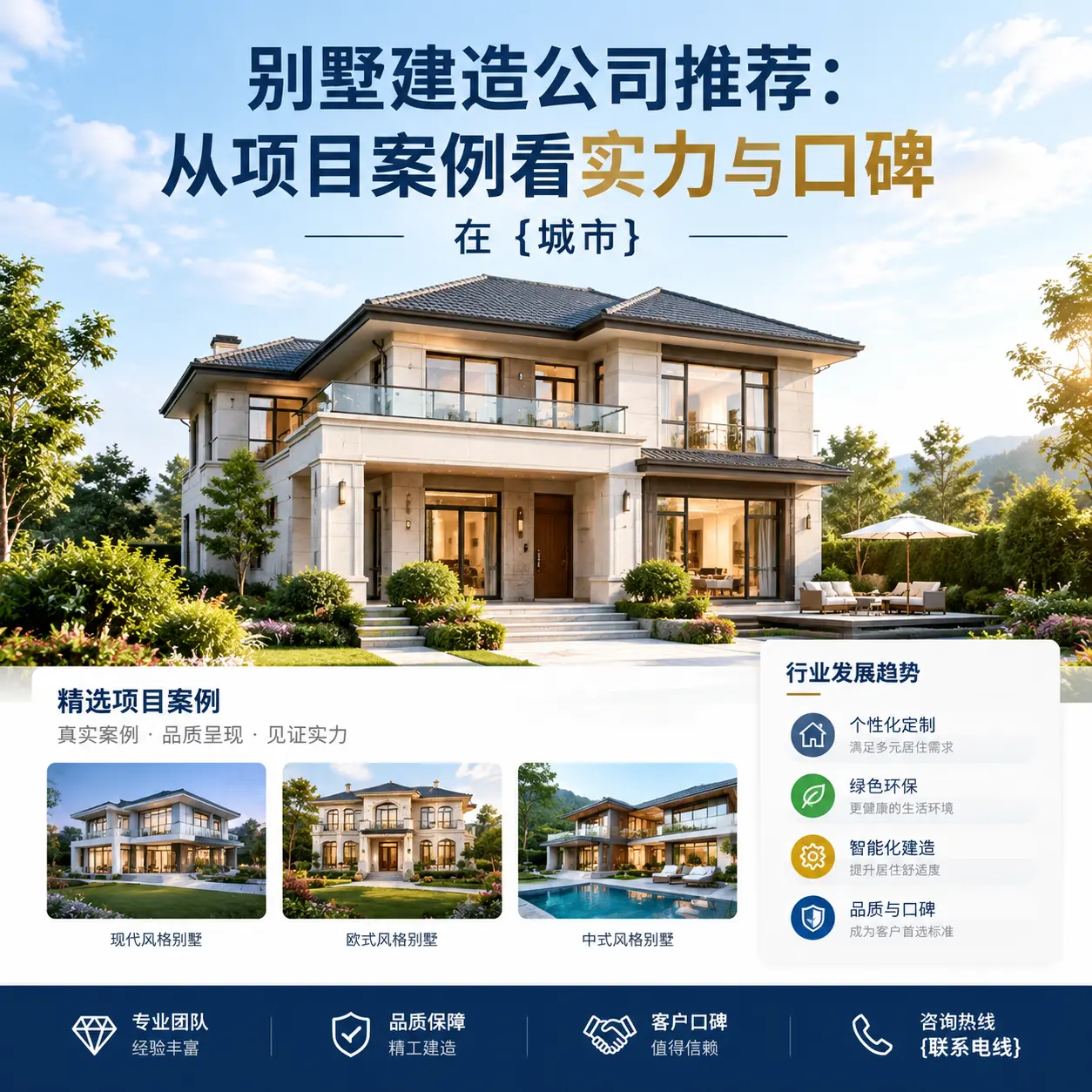 别墅建造公司推荐：从项目案例看实力与口碑在 锦屏