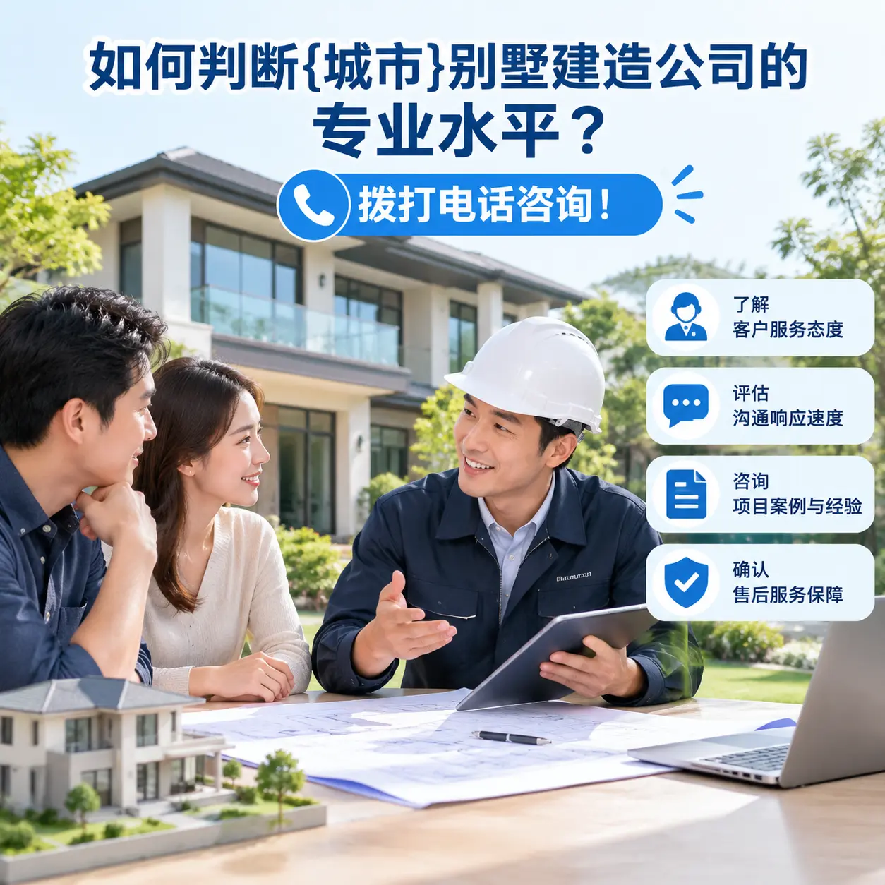 如何判断锦屏别墅建造公司的专业水平？拨打电话咨询！